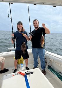 Flounder fishing joy: memories in the making!